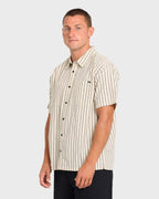 Vista Short Sleeve Woven Shirt - Off White