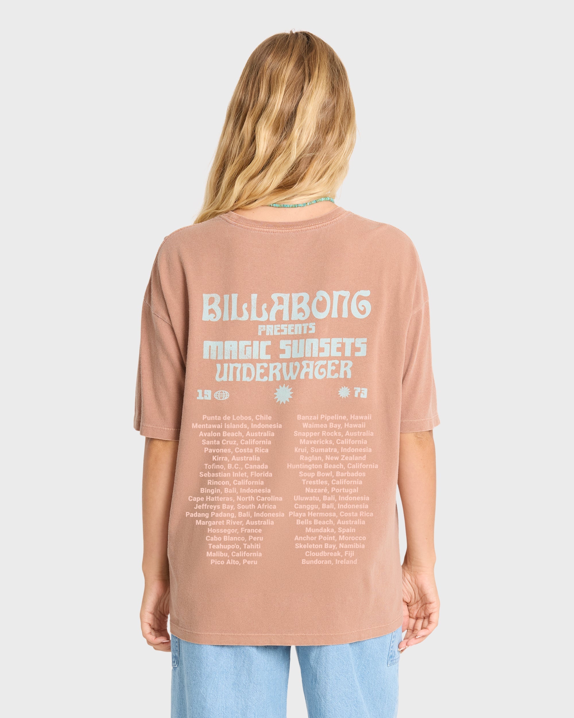 Take A Tour Short Sleeve Cotton T-Shirt - Sugar Almond