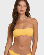 Crinkle Crush Sweetheart Bandeau Bikini Top - Sundress