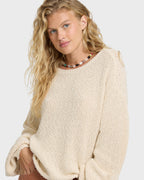 Open Air Crewneck Sweater - White Cap