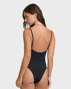 Sol Searcher Isla One Piece Swimsuit - Black Pebble