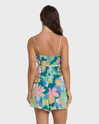 In A Twist Romper - Blue Multi