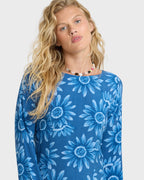 Way Out West Long Sleeve Mini Dress - True Navy