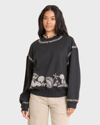 Sea Treasure Kendal Crewneck Sweatshirt - Black Sands
