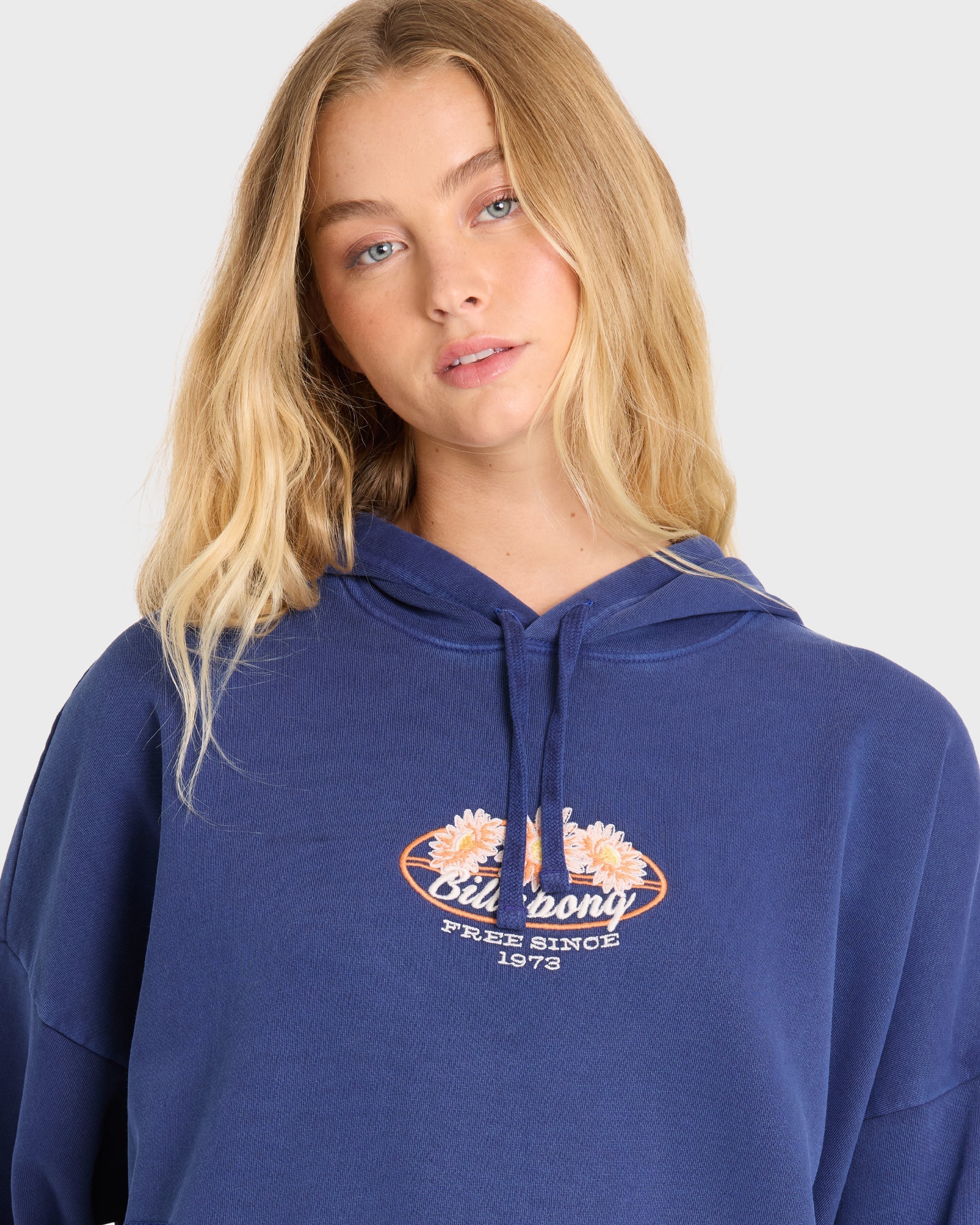 Find Paradise Palm Pullover Hoodie - True Navy