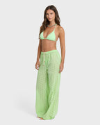 Sun Lit Cover Up Pants - Green Glow