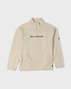 Bad Dog Progress Mock Neck Quarter-Zip Sweatshirt - Oatmeal