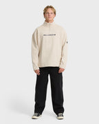 Bad Dog Progress Mock Neck Quarter-Zip Sweatshirt - Oatmeal