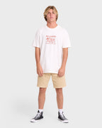 Twinny Premium Short Sleeve Knit T-Shirt - Off White