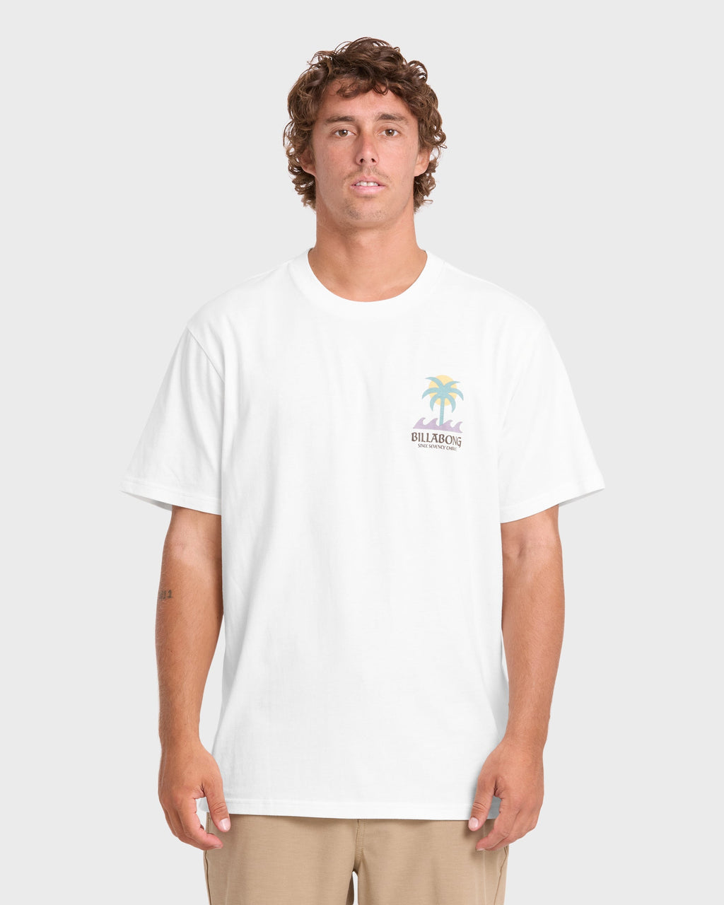 Portal Premium Short Sleeve Knit T-Shirt - Off White
