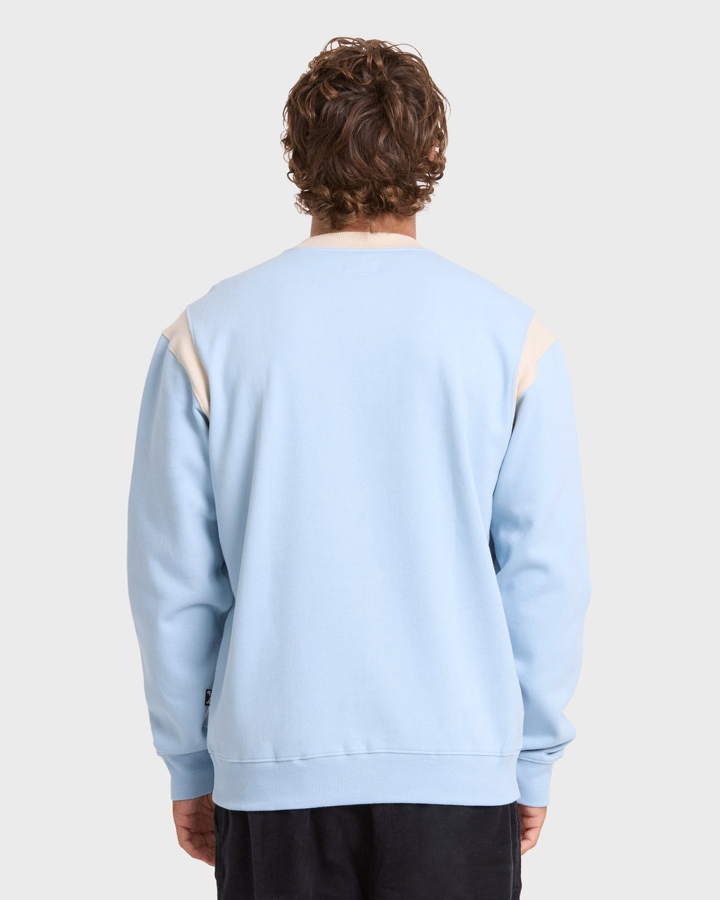 Highway Garage Crewneck Sweatshirt - Blue Smoke