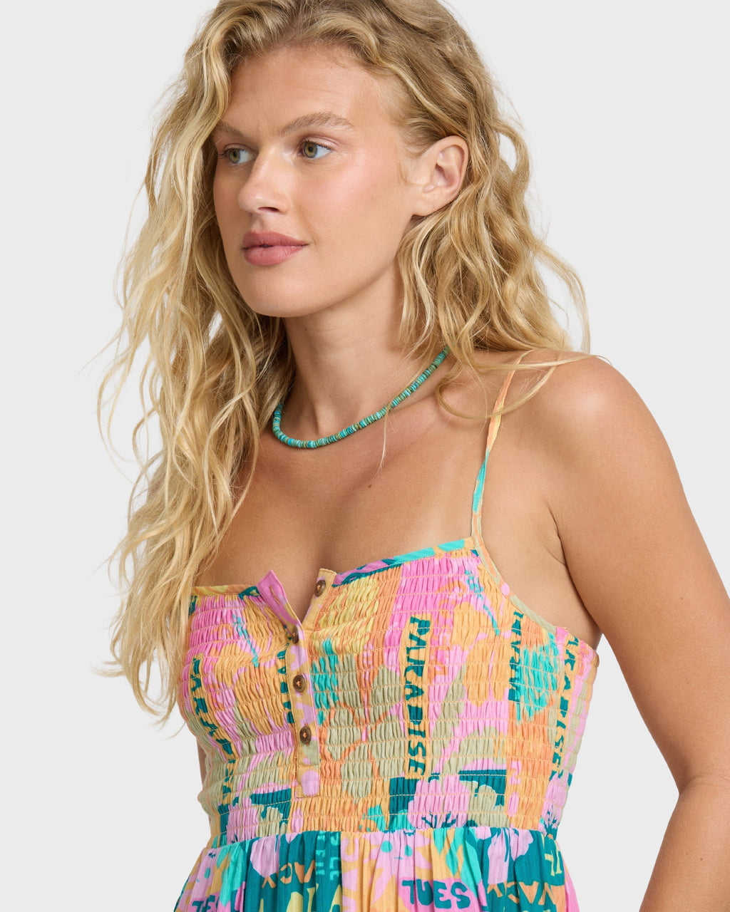 Fever Dream Mini Dress - Deep Lagoon Multi