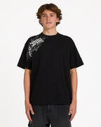 Immortal Blast Short Sleeve Knit T-Shirt - Black