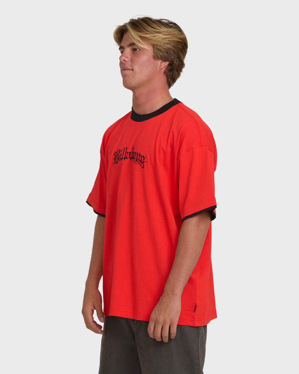 Immortal Tipper Short Sleeve Knit T-Shirt - Deep Red